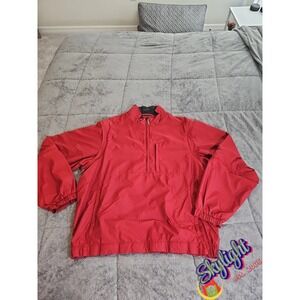 Vintage Walter Hagen 3 in 1 Zip Jacket Release Sleeves Merlot Size L